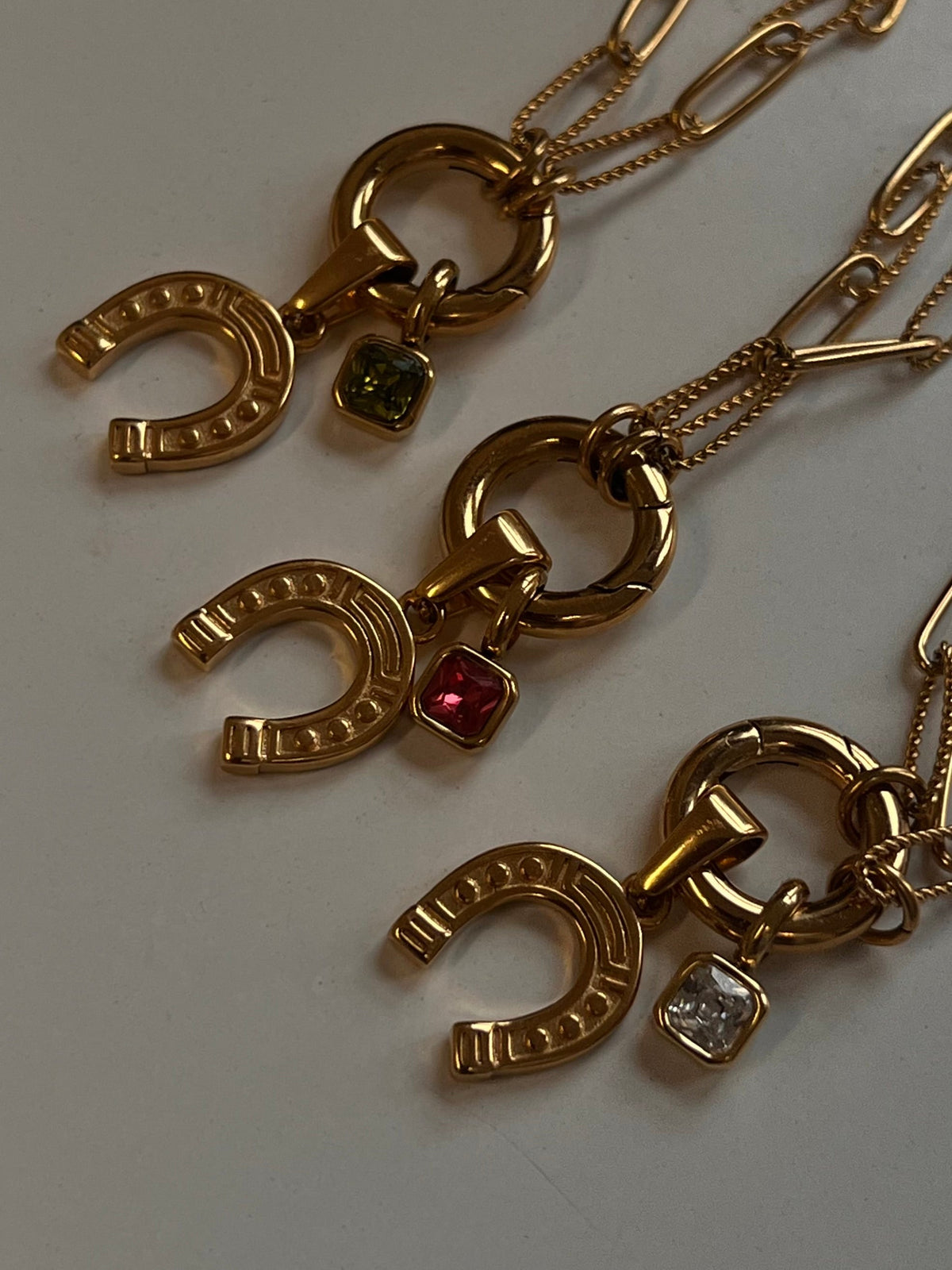 LUCKY BIRTHSTONE NECKLACE