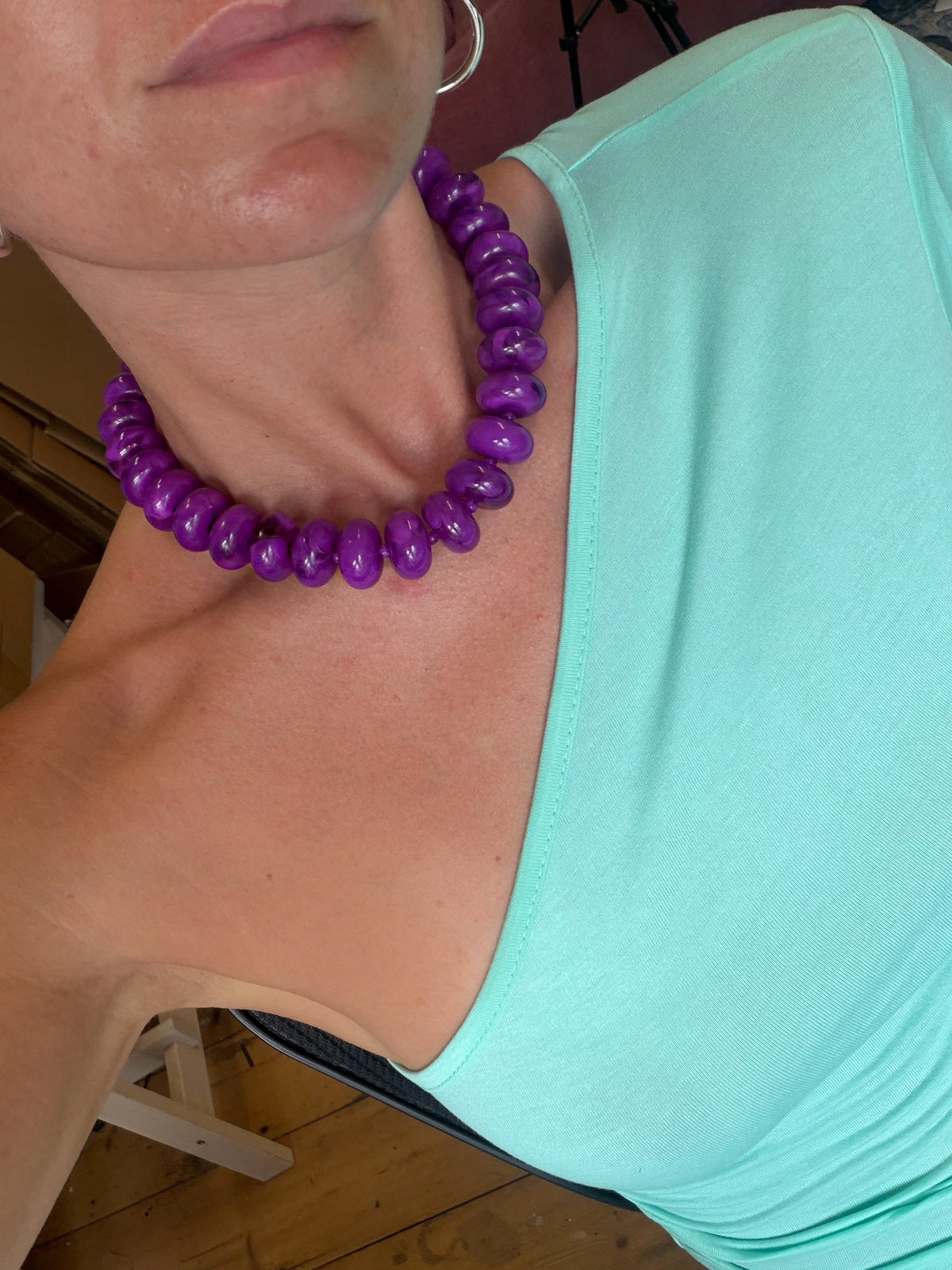 SIROCCO necklace purple