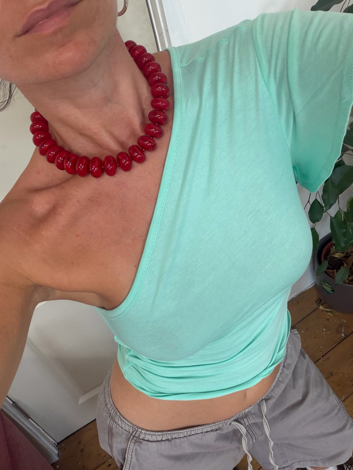 SIROCCO necklace red