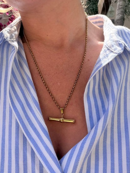 Petite T-Bar Necklace