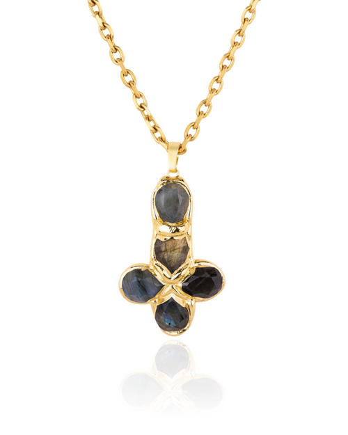 Paloma Necklace in Labradorite