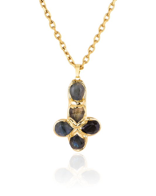 Paloma Necklace in Labradorite