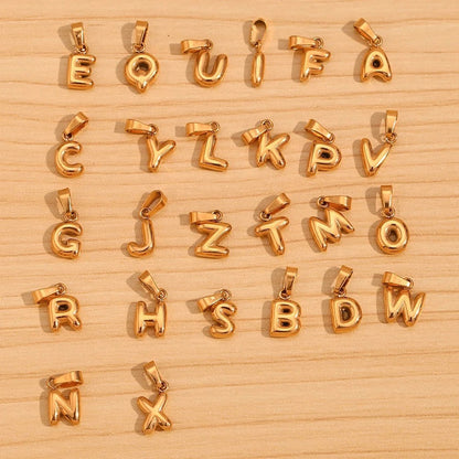 Bubble Letter Name Necklace