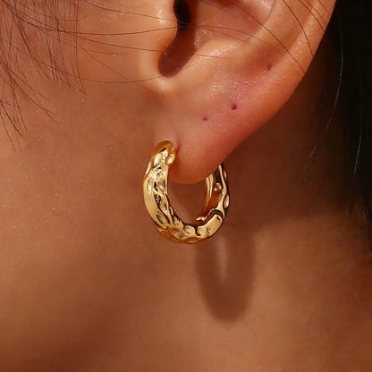 Textured Hoops 4.5mm
