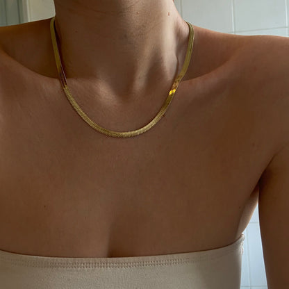 Flat Snake chain 5mm